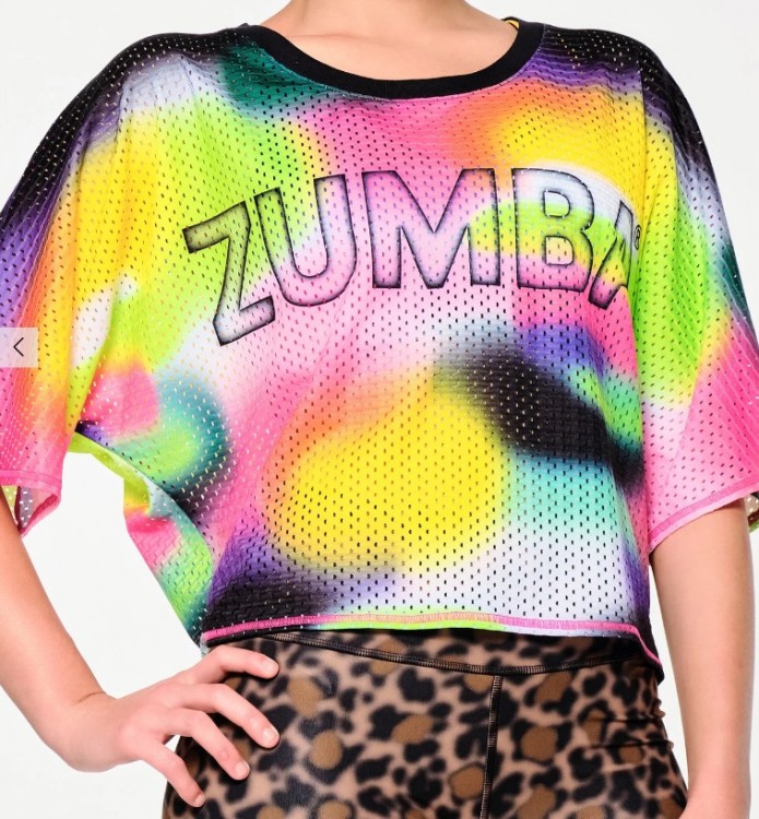 Zumba Tropidelic Mesh Top
