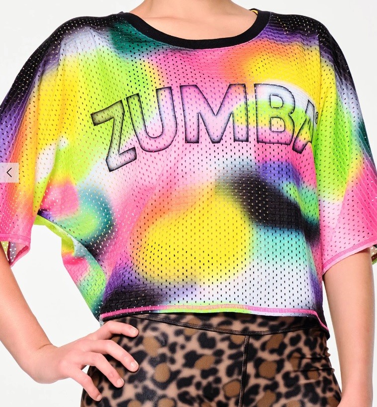Zumba Tropidelic Mesh Top