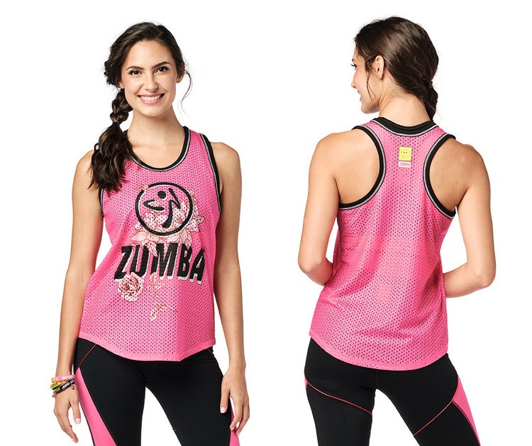 Spread Zumba Love Jersey Tank Pink