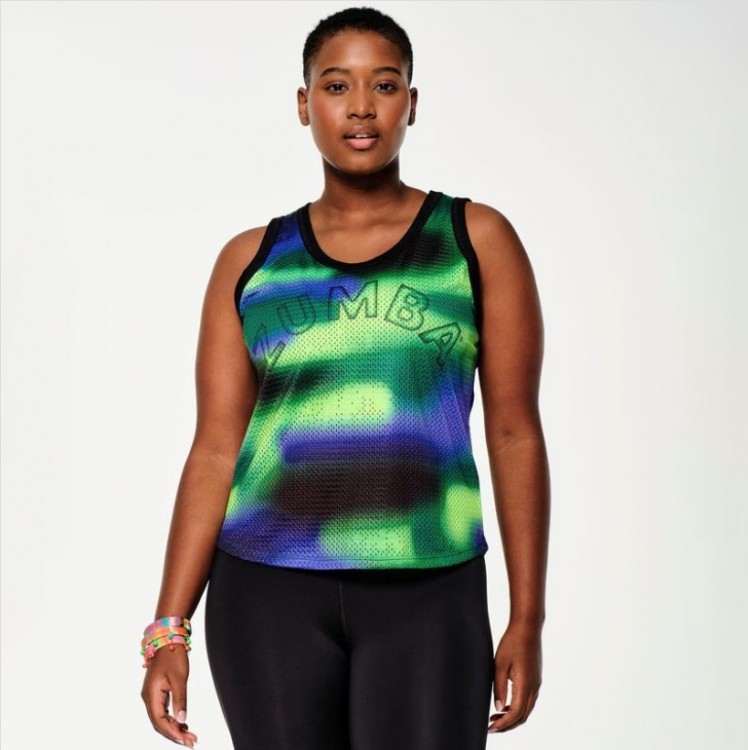 Zumba Tropidelic Mesh Tank