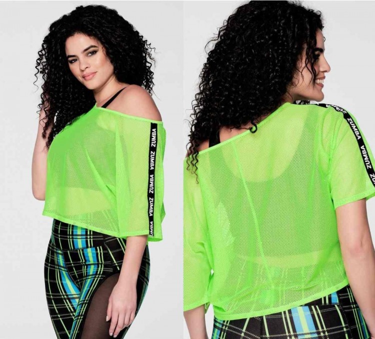 Zumba Too Cool Mesh Top