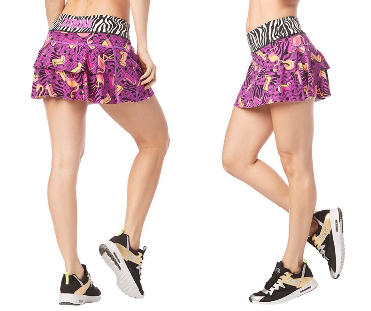 I Want My Zumba Skort Purple