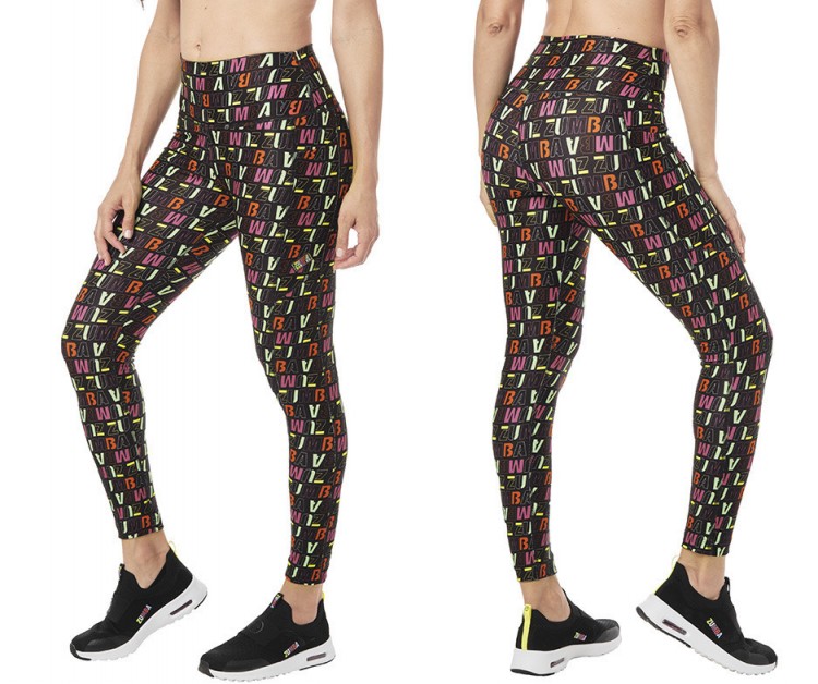 РАСПРОДАЖА! Zumba In Motion High Waisted Ankle Leggings