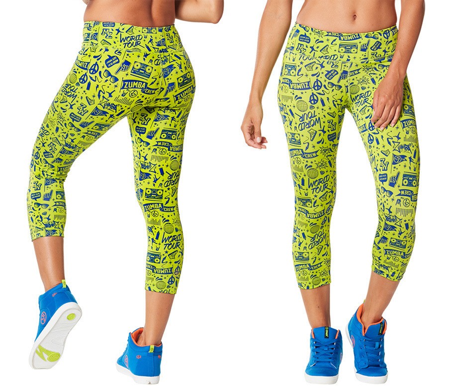 Green 2025 capri leggings