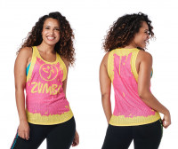 СКИДКА! Zumba Glow Mesh Tank