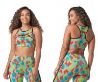 Zumba Fuego Keyhole Bra