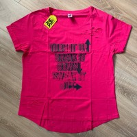 Dance It Out Ripped Long Tee Pink