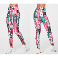 Zumba Prep High Waisted Ankle Leggings Зеленый