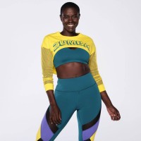 Zumba In Motion Long Sleeve Crop Top